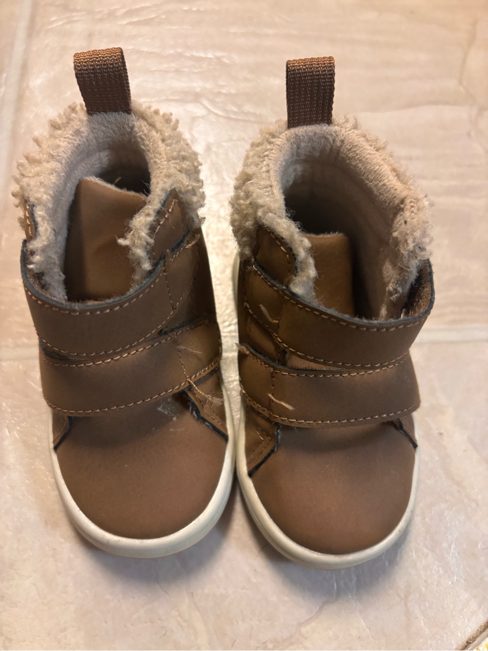 H&M Brown Faux-Fur Lined Kids Boots